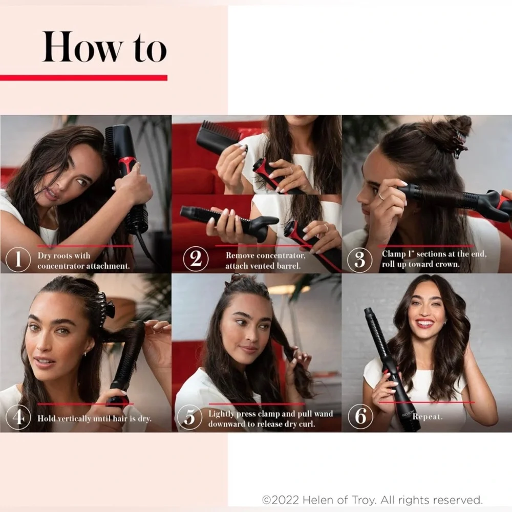 Revlon Black and Red Hot Air Styling Brush